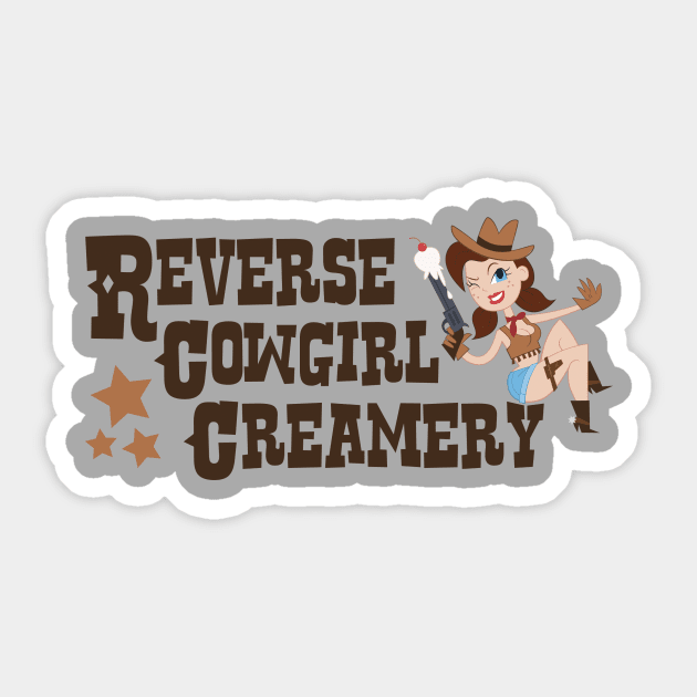 The Reverse Cowgirl Creamery Sticker by RCC2014